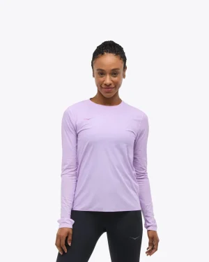 Airolite Run Long Sleeve-aster flower